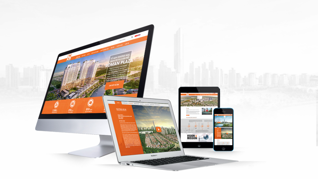 Dịch vụ thiết kế website bất động sản - Giới Thiệu Bất Động Sản RealBiz