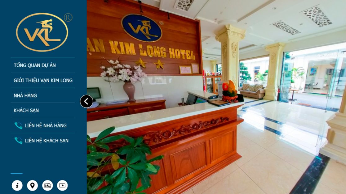 Virtual Tour 360 nhà hàng khách sạn Vạn Kim Long Đồng Tháp